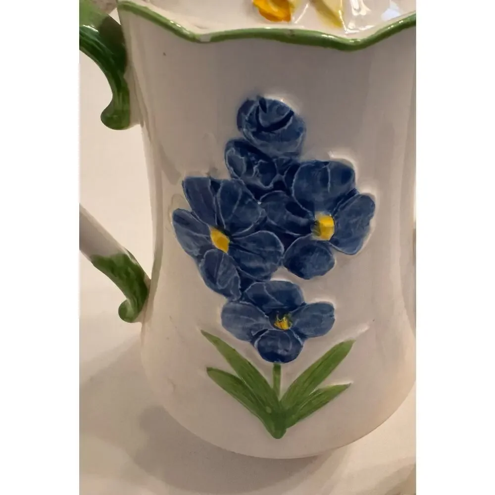 Vtg Schmid Design Folio Made in Japan 5pc Tea Set Floral Porcelain Tea Pot